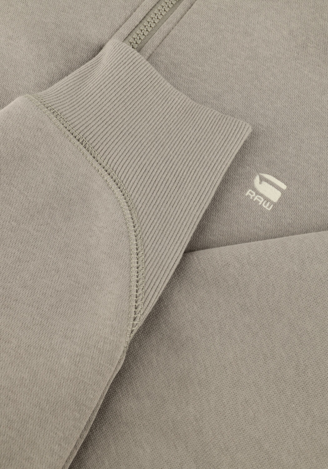 Beige G-STAR RAW Strickjacke PREMIUM CORE TRACK JKT SW - large