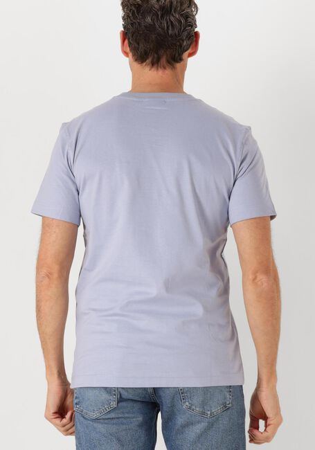 Blaue CALVIN KLEIN T-shirt WOVEN LABEL REGULAR TEE - large