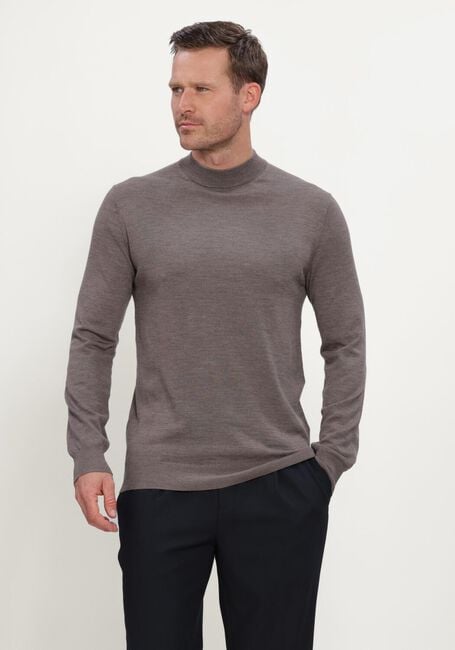 Taupe STEFANO LAURAN Pullover TURTLE NECK MERINO - large
