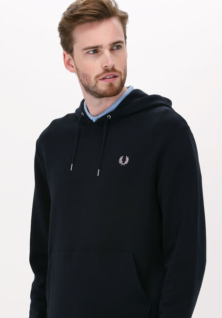 Dunkelblau FRED PERRY Pullover & Cardigans TIPPED HOODED SWEATSHIRT - large