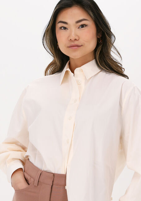 Beige SECOND FEMALE Bluse MATIS SOLID SHIRT - large