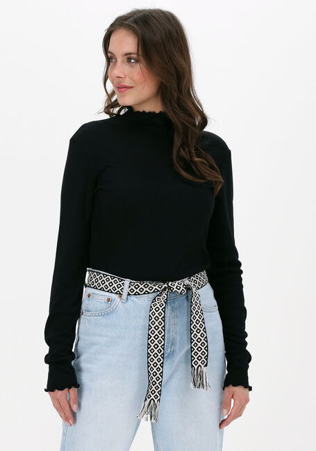 Schwarze NA-KD Top BABYLOCK LONG SLEEVE TOP - large
