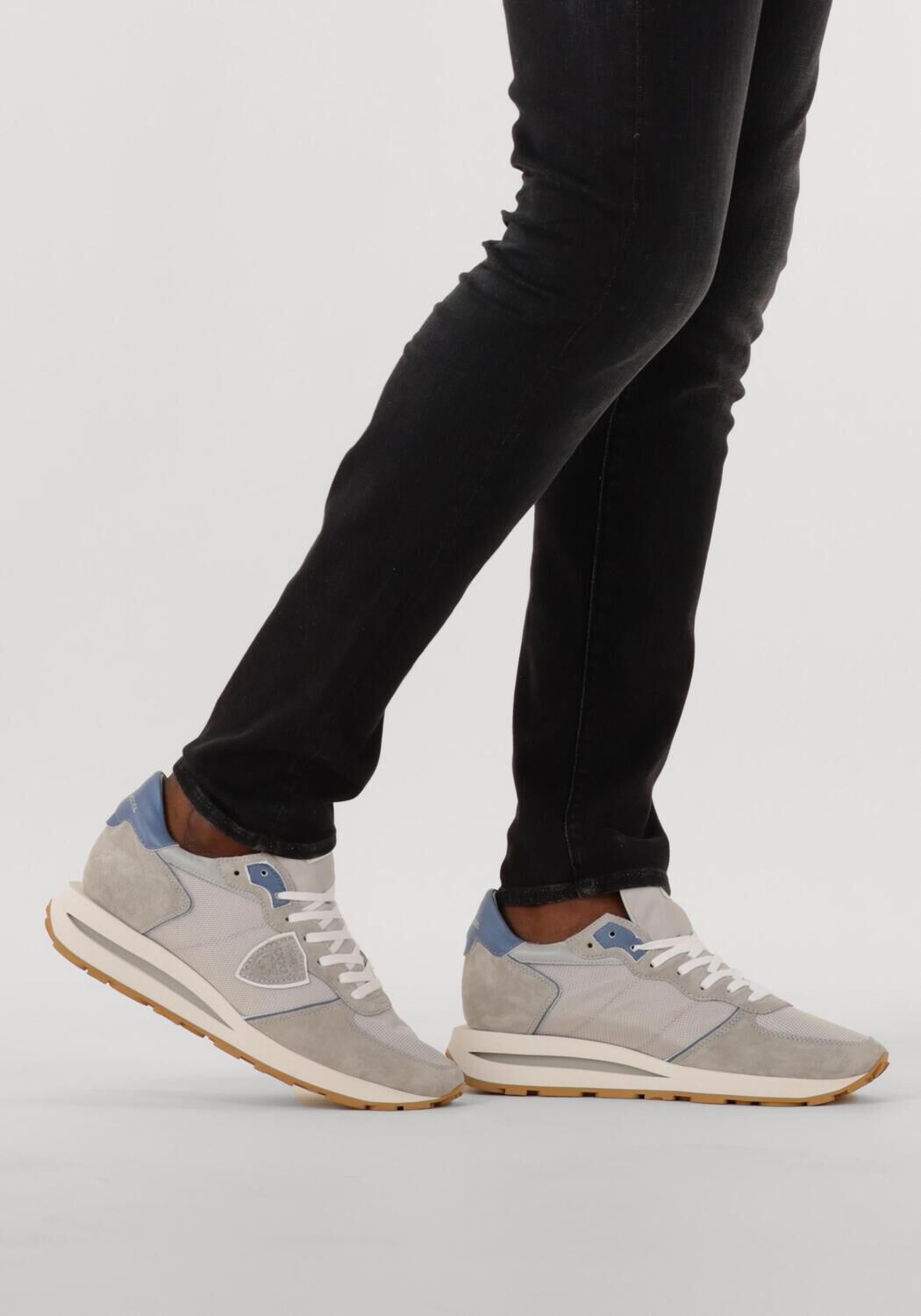 Graue PHILIPPE MODEL Sneaker Low TROPEZ HAUTE LOW MAN - large