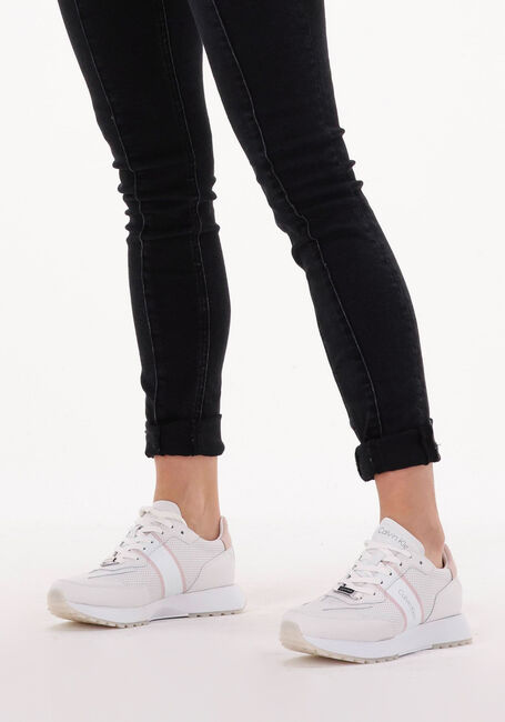 Wei&szlig;e CALVIN KLEIN Sneaker Low SKIVED RUNNER - large