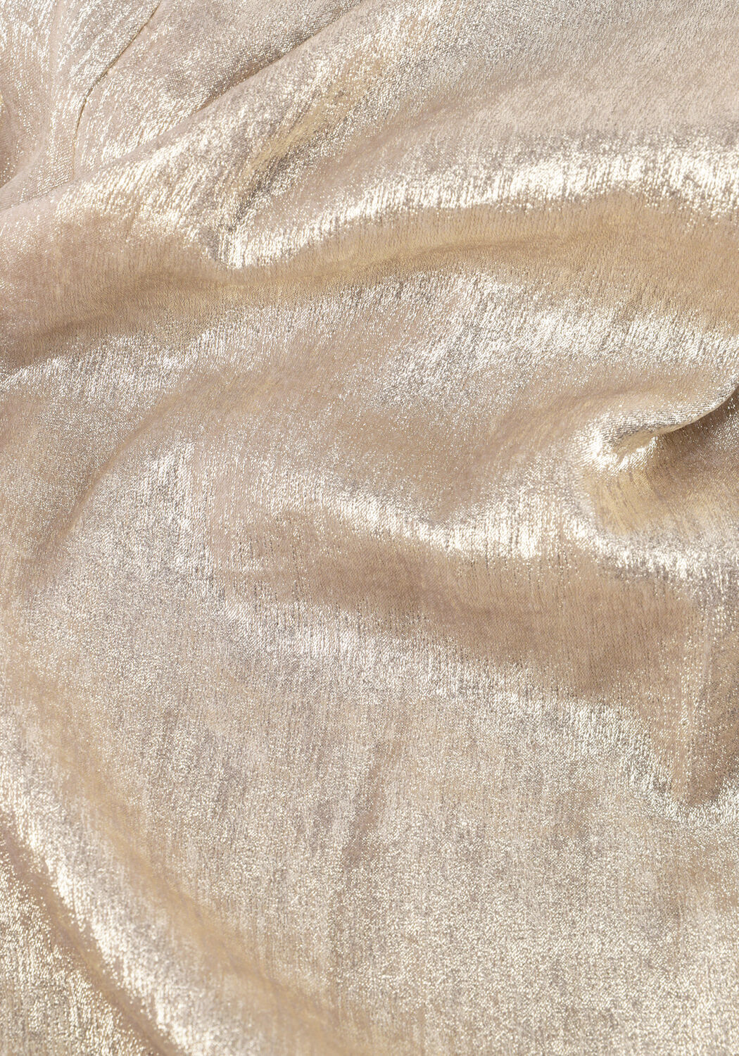 Beige DANTE6 Maxikleid HEAVENLY METALLIC HALTER DRESS - large