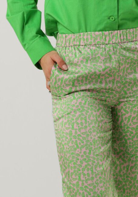 Grüne MODSTRÖM Hose CLARKE PRINT PANTS - large