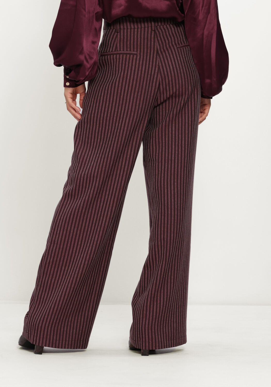 Bordeaux AMAYA AMSTERDAM Weite Hose ADELINE PANTS - large