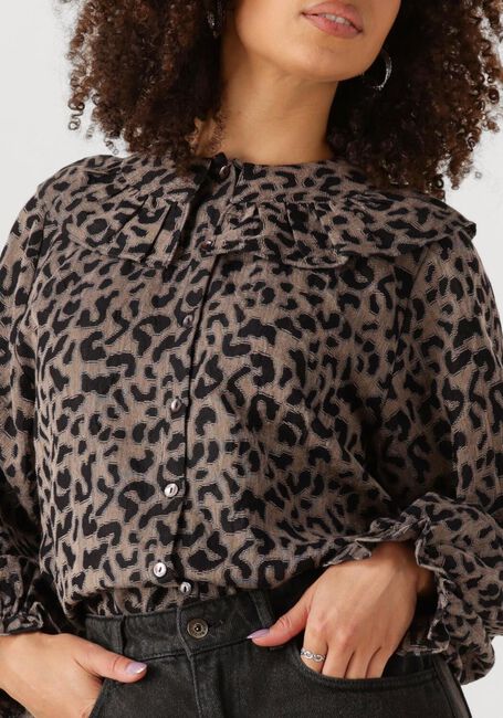 Schwarze BY-BAR Blusen GIA LEO BLOUSE - large