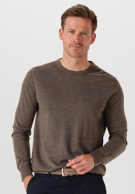 Braune STEFANO LAURAN Pullover CREW - large