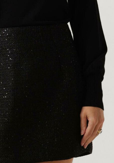 Schwarze NEO NOIR Minirock HELMINE SEQUINS SKIRT - large