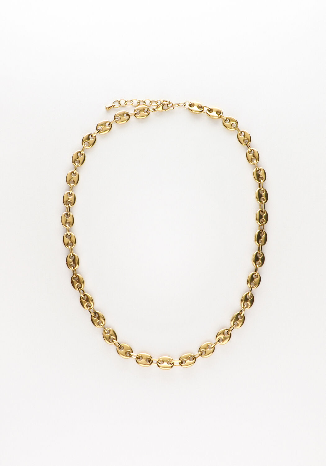 Goldfarbig NOTRE-V Kette KETTING SCHAKEL #5