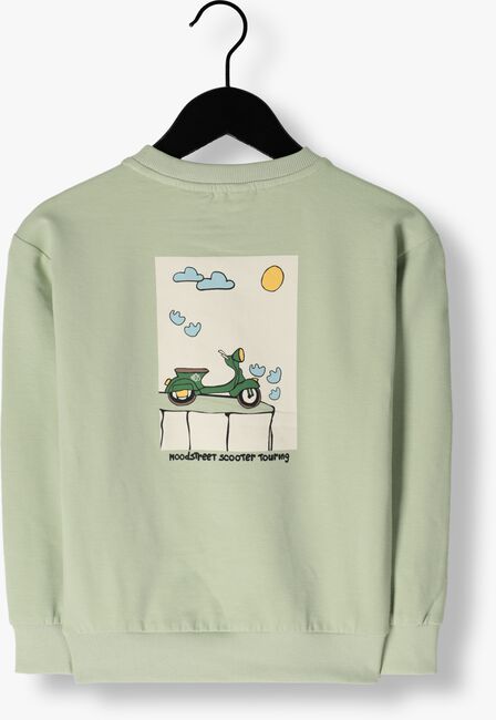 Grüne MOODSTREET Sweatshirt BOYS SWEAT FRONT BACK PRINT - large