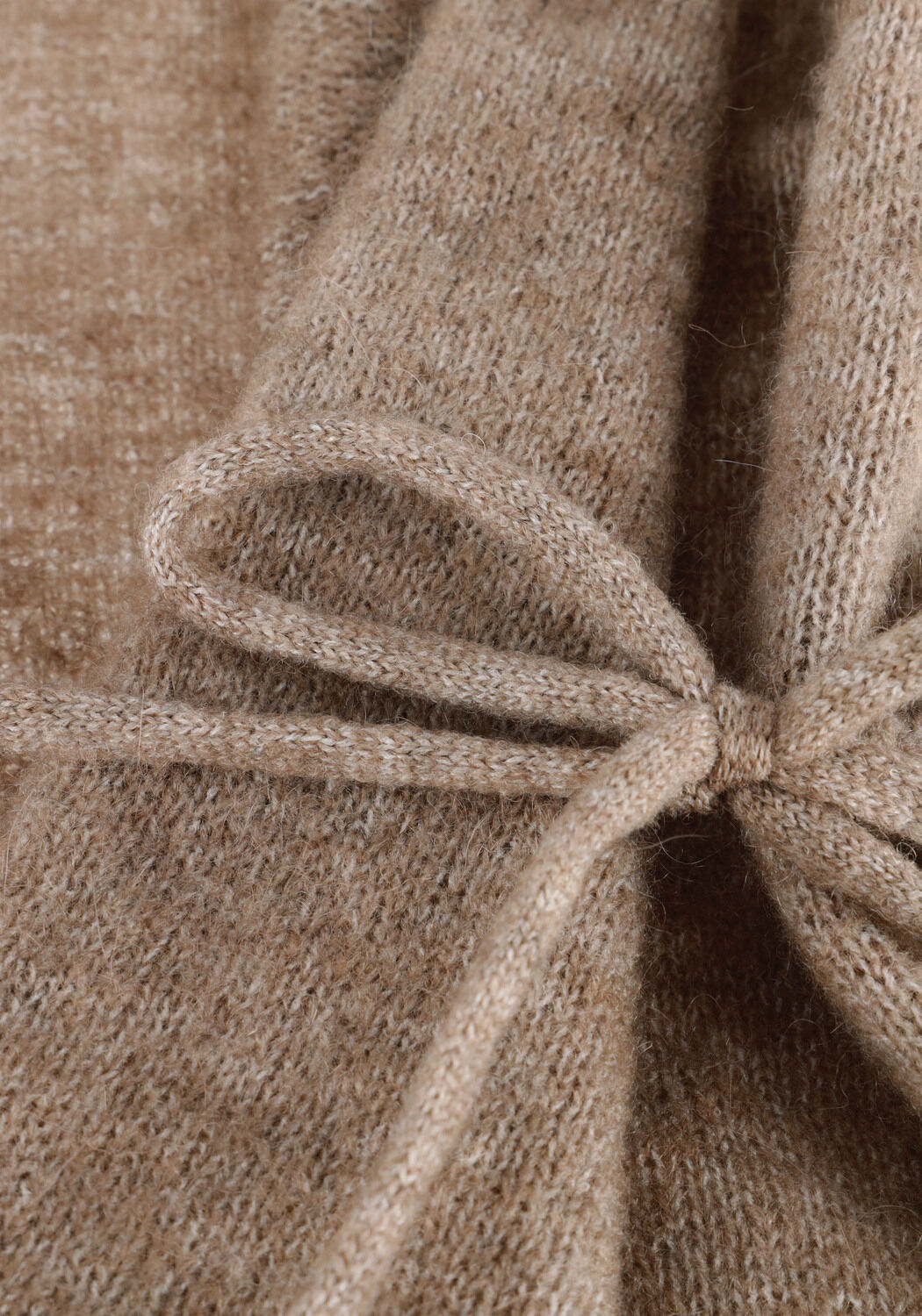 Braune MSCH COPENHAGEN Strickjacke MSCHGUSTE HOPE WRAP CARDIGAN - large