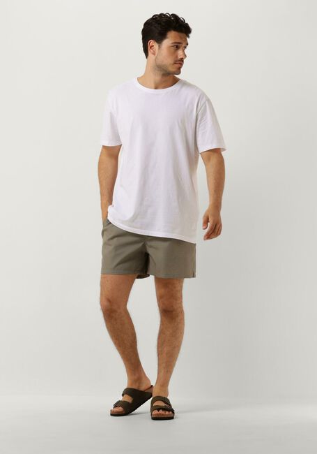 Grüne SELECTED MEN Badehosen SLHCOOPER SEERSUCKER SWIMSHORTS - large