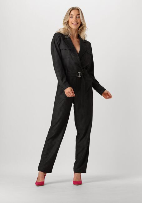 Schwarze AAIKO Jumpsuit JESSIE PINSTRIPE VIS 548 - large
