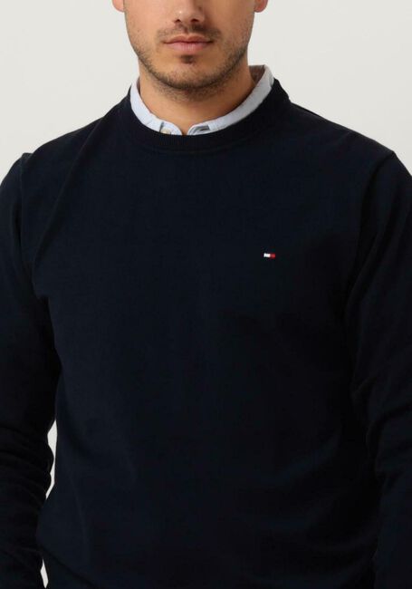 Dunkelblau TOMMY HILFIGER Pullover 1985 CREW NECK SWEATER - large
