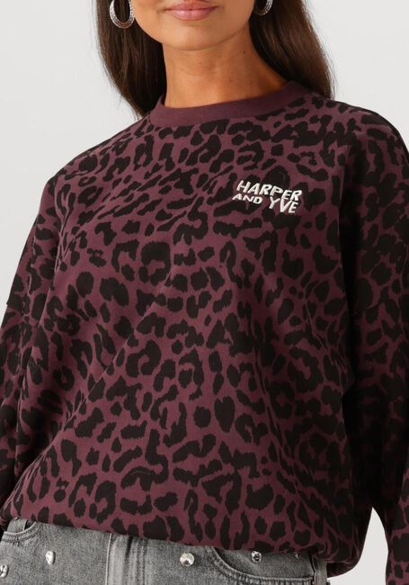 Lilane HARPER & YVE Pullover LEOPARD-SW - large