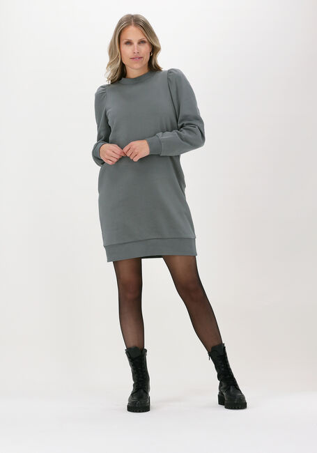 Graue SECOND FEMALE Minikleid CARMELLE SWEAT CREW NECK DRESS - large