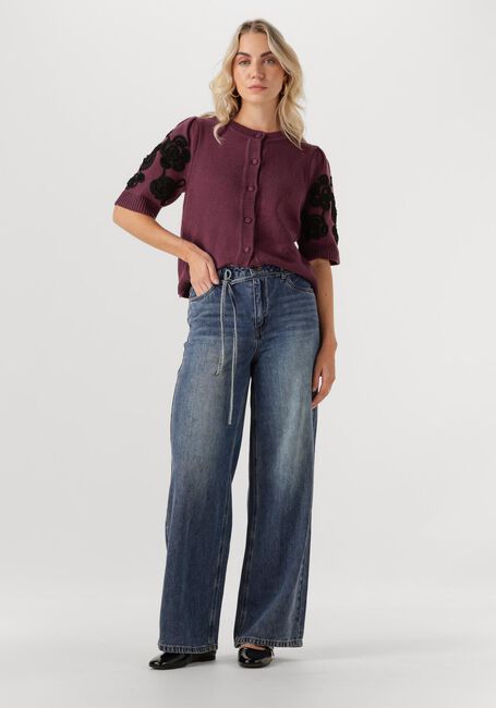 Blaue OBJECT Wide jeans OBJROSIE MW WIDE JEANS - large