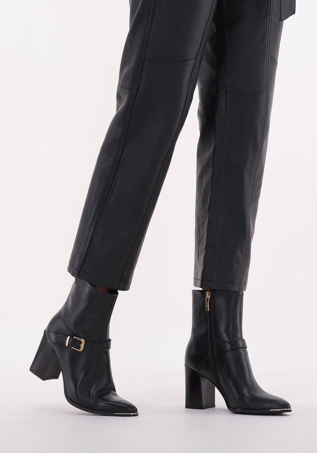 Schwarze NOTRE-V Stiefeletten AN193 - large