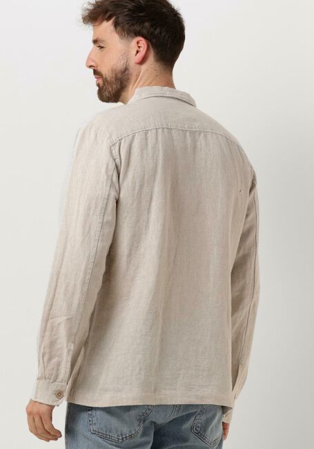 Beige SELECTED HOMME Casual-Oberhemd SLHMADS-LINEN OVERSHIRT LS NOOS - large