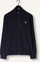 Blaue PS PAUL SMITH Pullover MENS SWEATER ZIP NECK ZEB BAD Blaue PS PAUL SMITH Pullover MENS SWEATER ZIP NECK ZEB BAD - medium