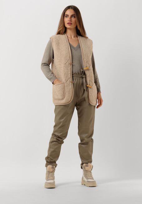 Beige MINUS Pullover MILLA 3/4 SLEEVE KNIT PULLOVER - large