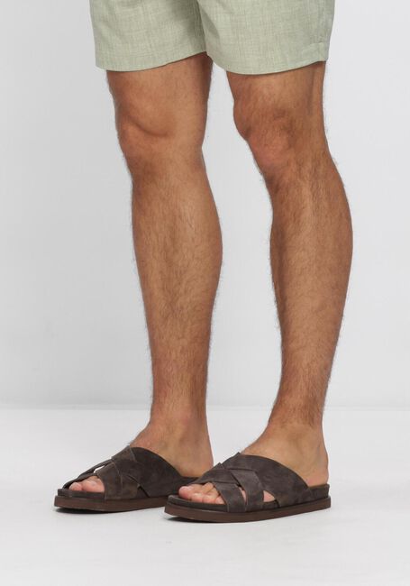 Braune STEFANO LAURAN Pantolette 26004 - large