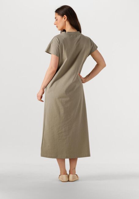 Khaki WITHBLACK Midikleid WBLCARMA LONG V-NECK DRESS - large