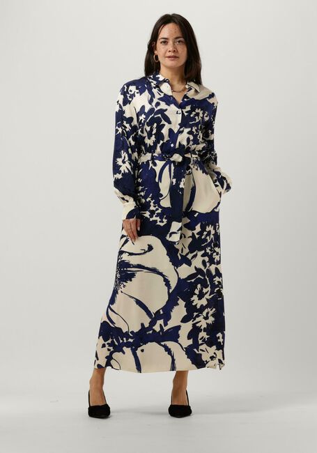 Dunkelblau VANILIA Maxikleid PRINTED DRESS - large
