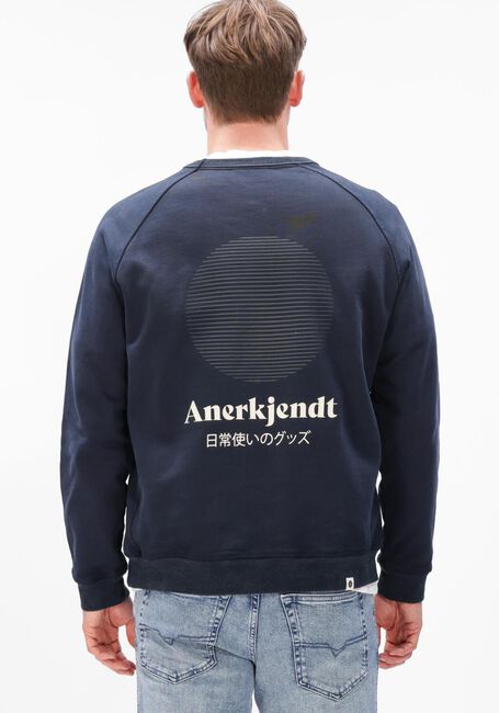 Dunkelblau ANERKJENDT Sweatshirt AKTIN JAPANESE SWEAT - large