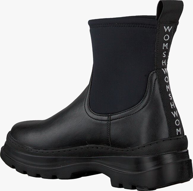Schwarze WOMSH Ankle Boots VEGAN LOOP - large