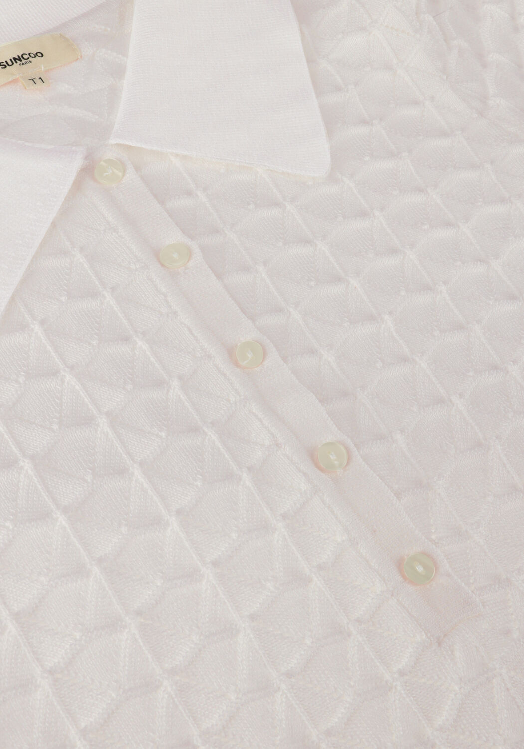 Ecru SUNCOO Polo-Shirt PHILOME - large