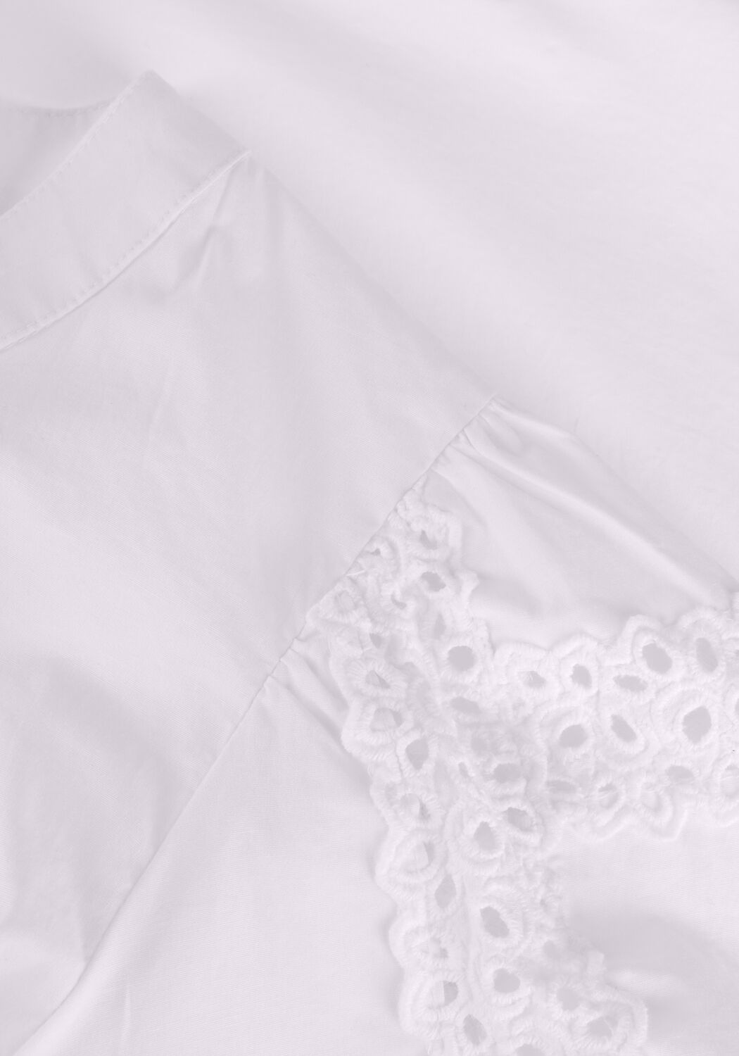 Wei&szlig;e MSCH COPENHAGEN Blusen MSCHMARIBEL CENILLA 2/4 SHIRT - large