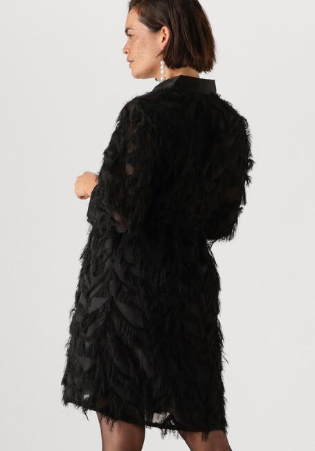 Schwarze SELECTED FEMME Minikleid SLFMYLINE 3/4 SHORT FLUFFY SHIRT - large