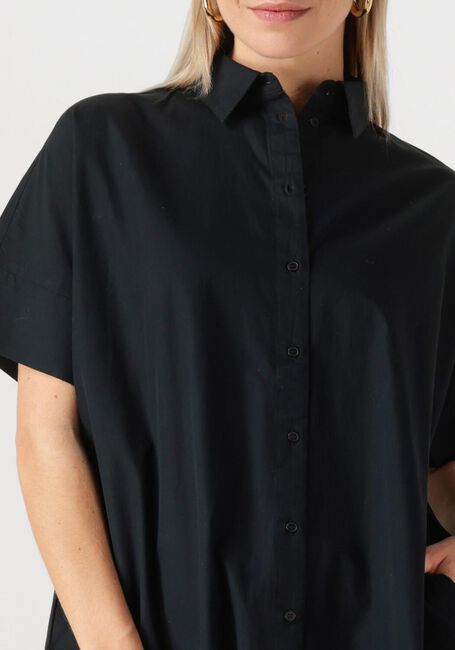Schwarze SELECTED FEMME Minikleid SLFBLAIR 2/4 SHORT SHIRT DRESS - large
