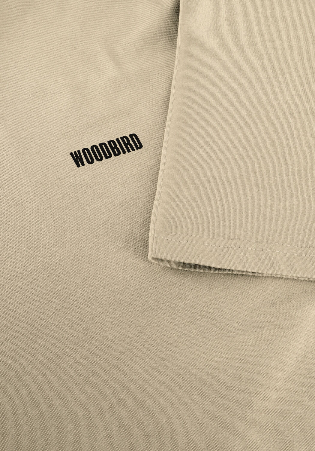 Sand WOODBIRD T-shirt WBBEAM BOOK TEE - large