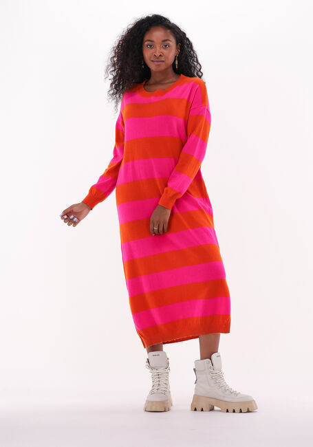 Braune YDENCE Midikleid KNITTED DRESS HOLLY - large