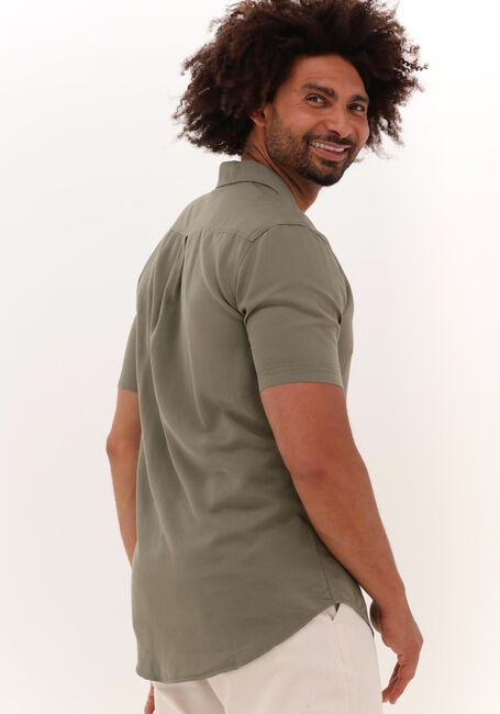 Olive ANERKJENDT Casual-Oberhemd AKLEO TENCEL MIX SS SHIRT - large