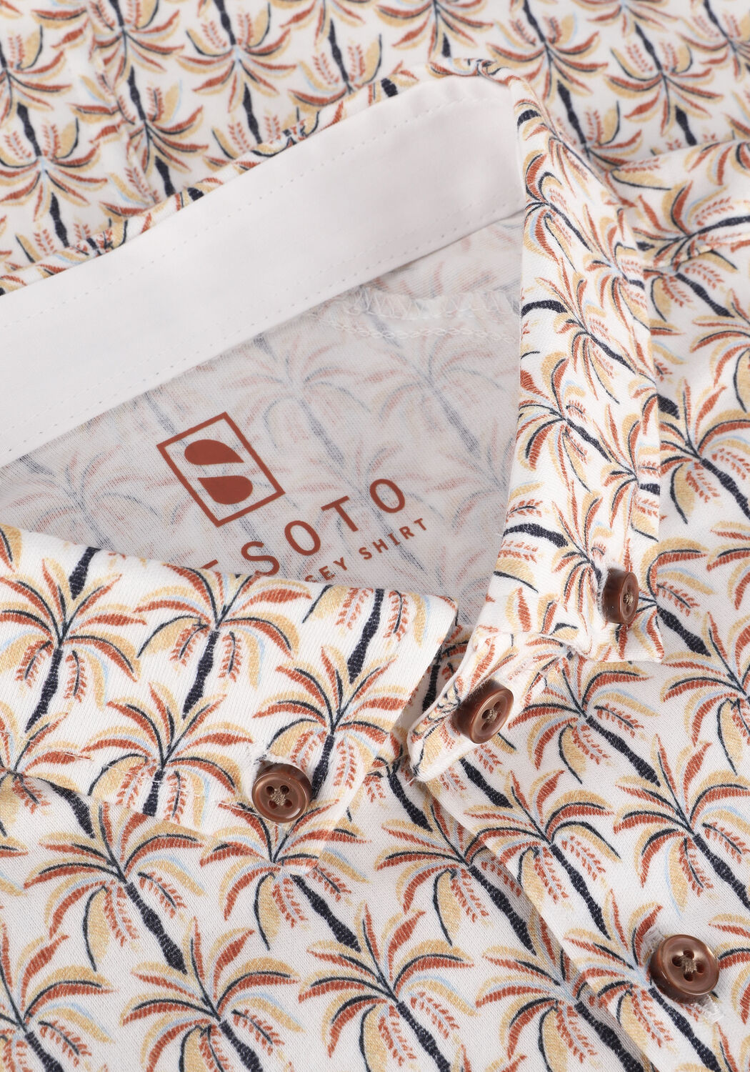 Orangene DESOTO Casual-Oberhemd MODERN BD - large