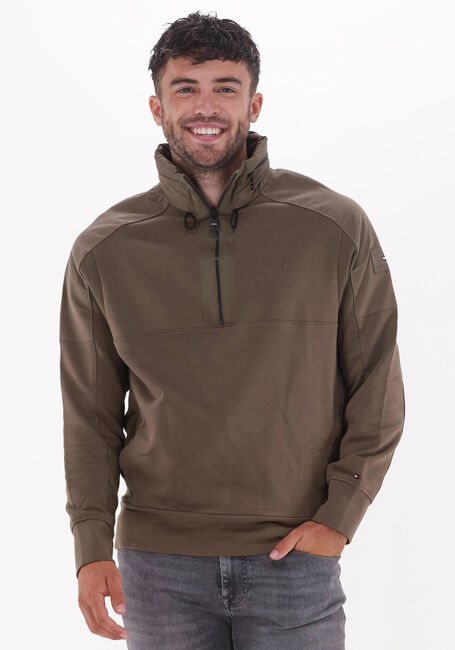 Grüne TOMMY HILFIGER Sweatshirt COTTON TOUCH MIX MEDIA - large