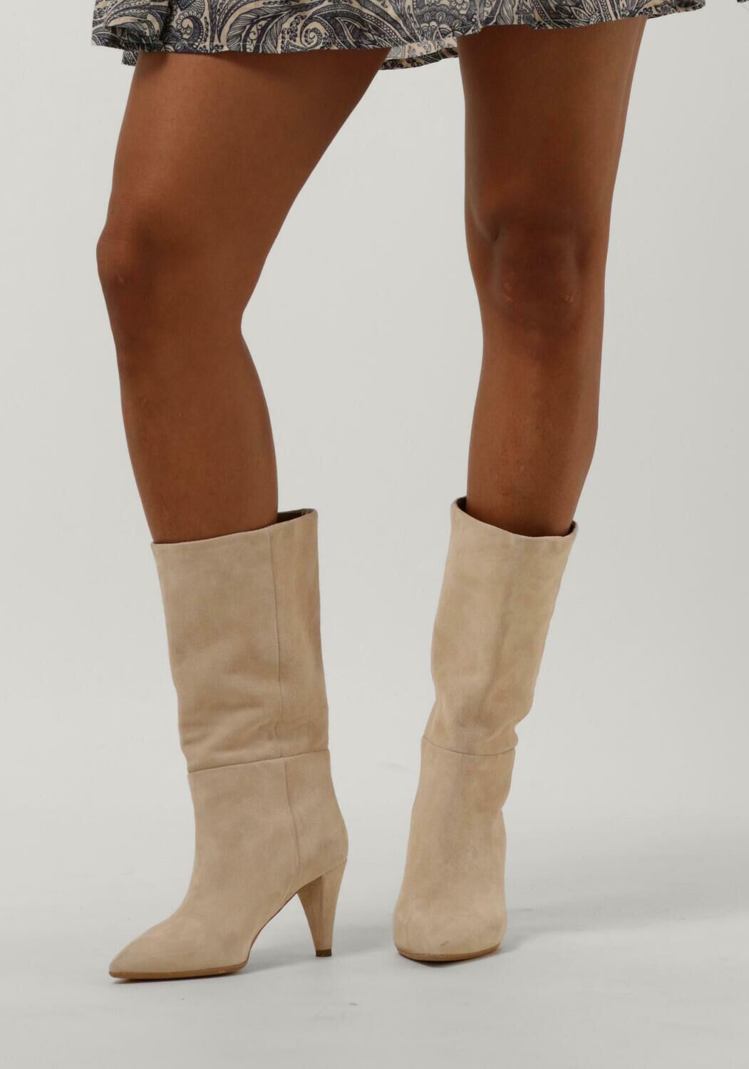 Beige NOTRE-V Hohe Stiefel 25188 - large