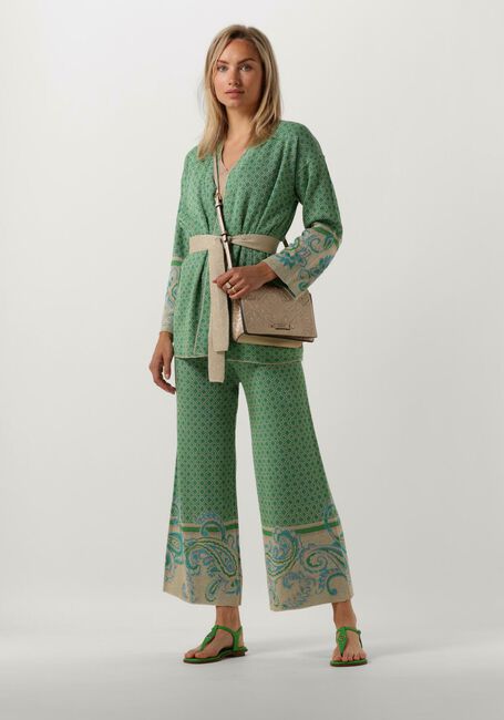 Grüne LIU JO Kimono GIACCA MAGLIA SCIALLATA JACQ - large