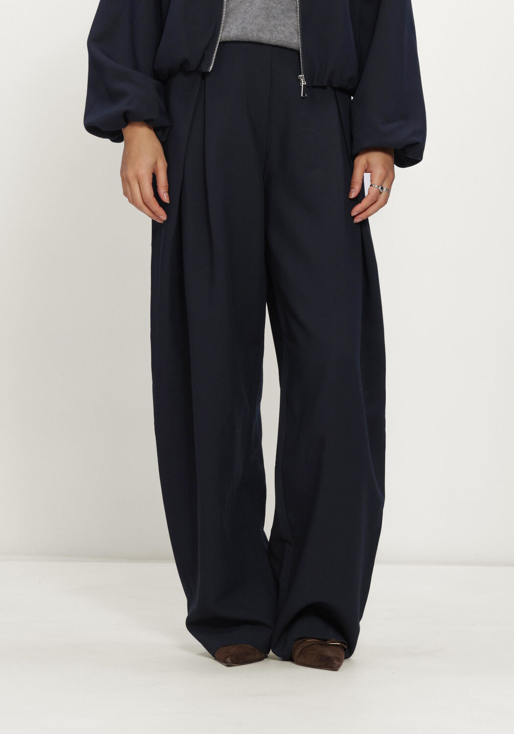 Dunkelblau LINA LOCCHI Weite Hose LL-BERYL - large