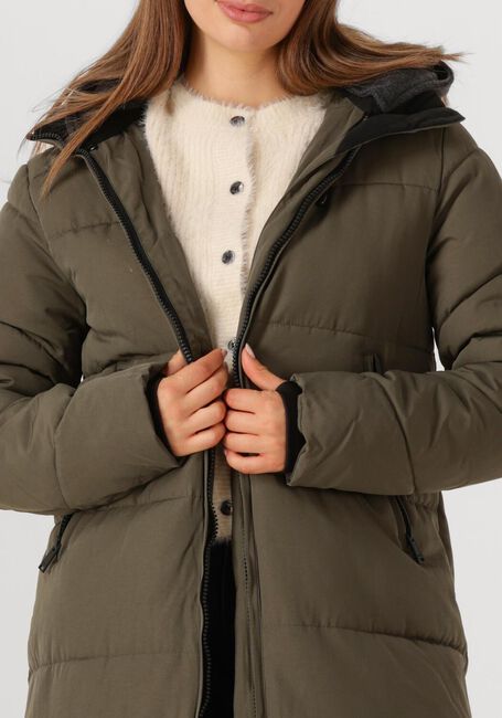 Grüne WITHBLACK Wattierte Jack WBLSOPHIE MAXI PUFFER COAT - large