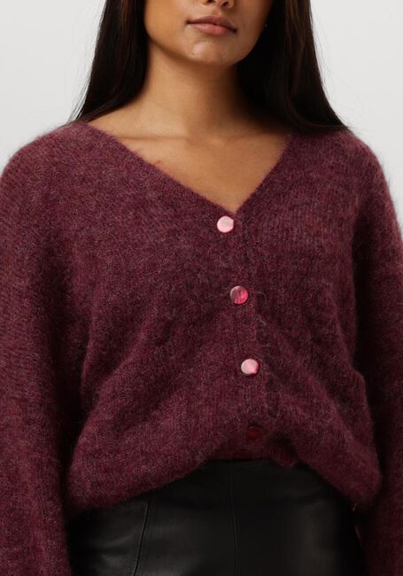 Bordeaux DES PETITS HAUTS Strickjacke ALOUISE - large