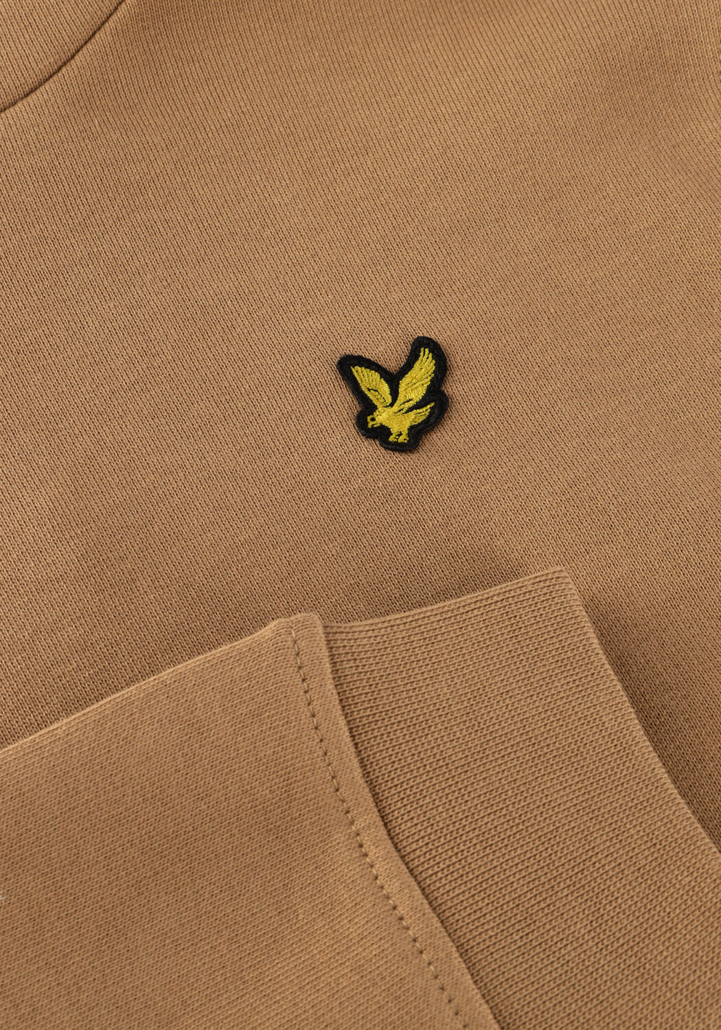 Camelfarbene LYLE & SCOTT Sweatshirt PULLOVER HOODIE BOYS - large