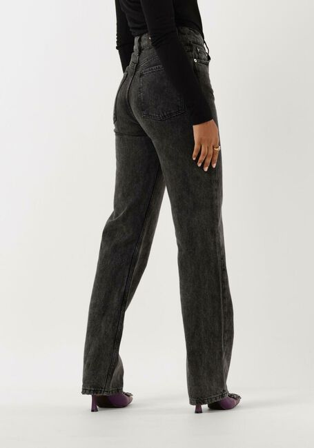 Schwarze COLOURFUL REBEL Straight leg jeans JONES MID RISE STRAIGHT LEG DENIM PANTS - large