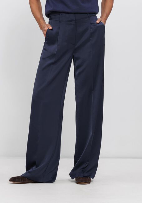 Dunkelblau DANTE6 Weite Hose JULES SATIN SMART PANTS - large