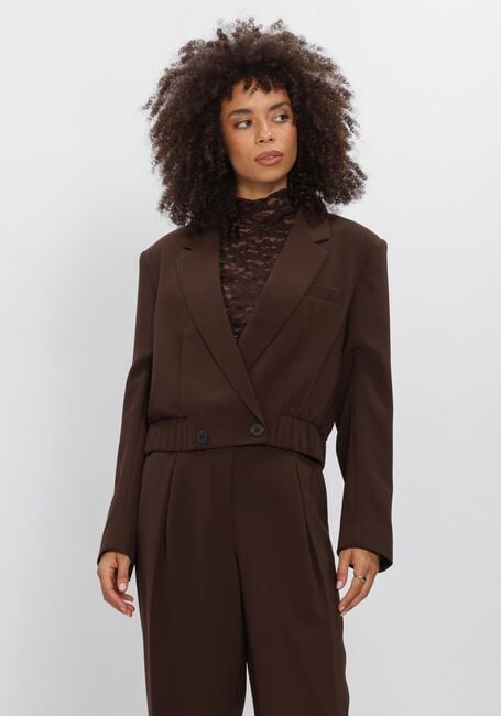 Braune DANTE6 Blazer REILLEY CROPPED BLAZER-JACKET - large